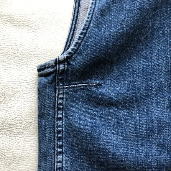 Theory denim top with back zipper size P -Host Pick🎈🎊🎉🎀 - Picture 4 of 7